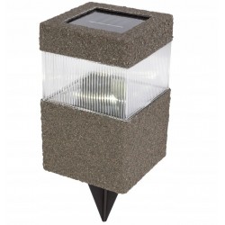 Lampă solară cu ciocan Livarno 23,5 cm, gri inchis