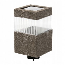 Lampă solară cu ciocan Livarno 23,5 cm, gri inchis