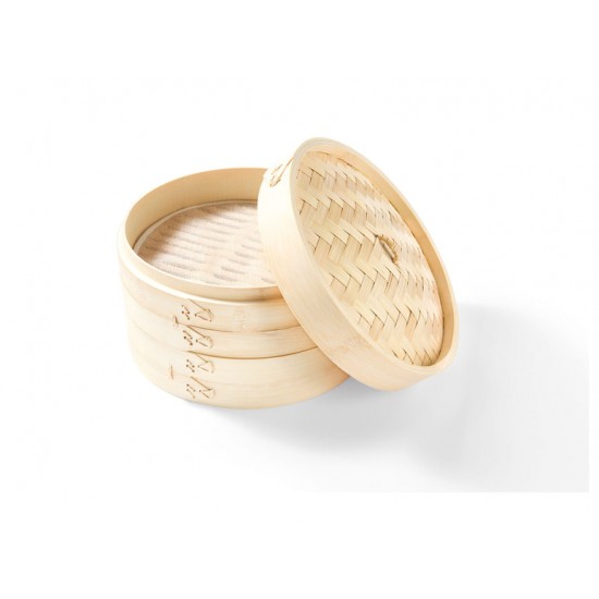 Aparat cu aburi ERNESTO, bamboo, Ø 25 cm Aparat cu aburi ERNESTO, bamboo, Ø 25 cm