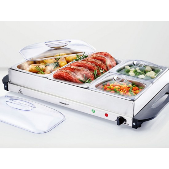 Incalzitor bufet Silvercrest, inox Incalzitor bufet Silvercrest, inox