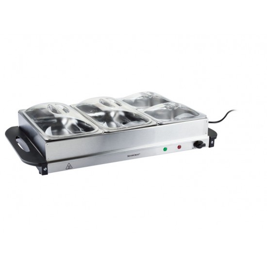 Incalzitor bufet Silvercrest, inox Incalzitor bufet Silvercrest, inox