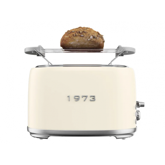 Prăjitor de pâine cu două fante crom retro 1973 »STR 980 A1« SILVERCREST (alb)