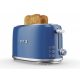 Prăjitor de pâine cu două fante crom retro 1973 »STR 980 A1« SILVERCREST (albastru)