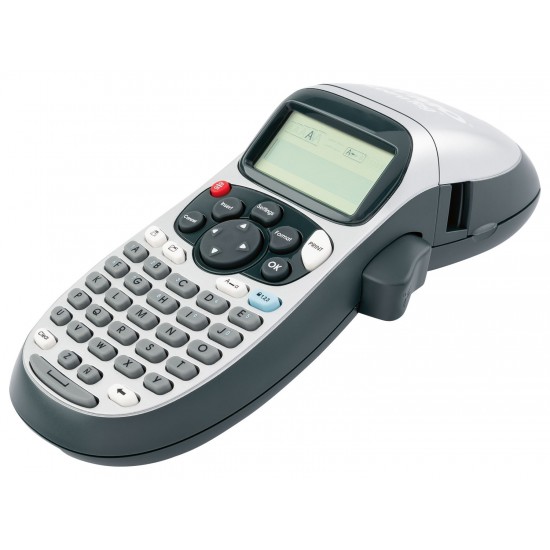 Aparat de etichetare cu tastatură ABC, ecran lat  + 4 baterii AA, DYMO LetraTag LT-100H