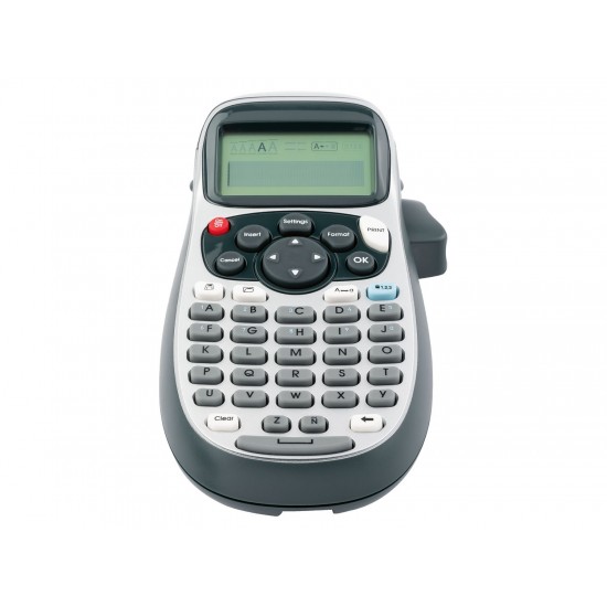 Aparat de etichetare cu tastatură ABC, ecran lat  + 4 baterii AA, DYMO LetraTag LT-100H