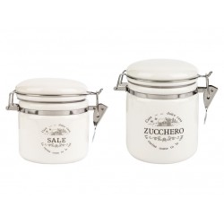Set cutii de sare si zahar Dolce Casa, 2 bucati